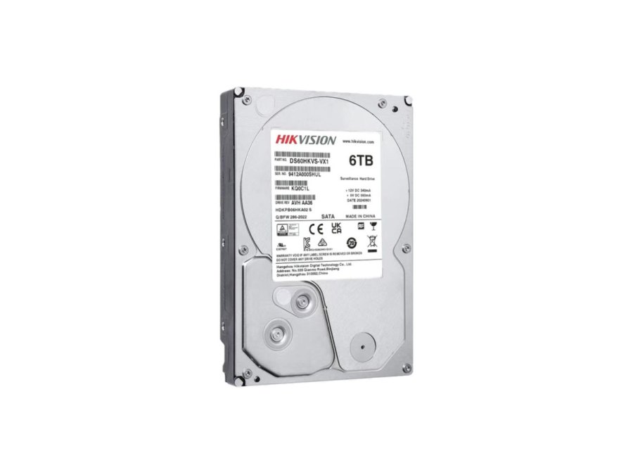 DS60HKVS-VX1A Hikvision 6TB Surveillance HDD | CCTV Storage